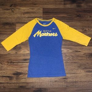 Nike Vintage Seattle Mariner’s 3/4 Sleeve Tee